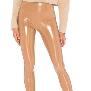 Commando size small latex shiny leggings